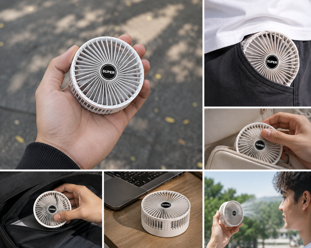 PocketBreeze™ || Portable Pocket fan with 6 Months Warranty